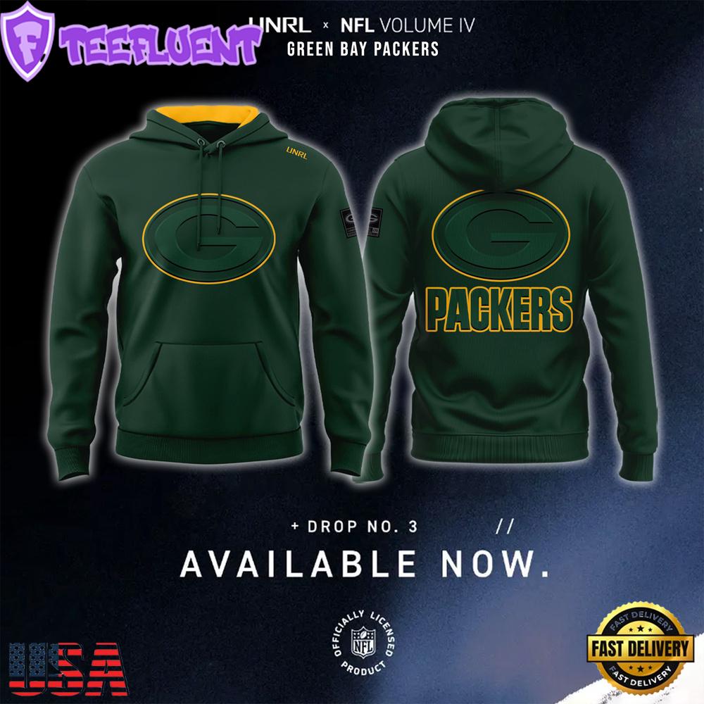UNRL x NFL Green Bay Packers Crossover Drop No3 Hoodie