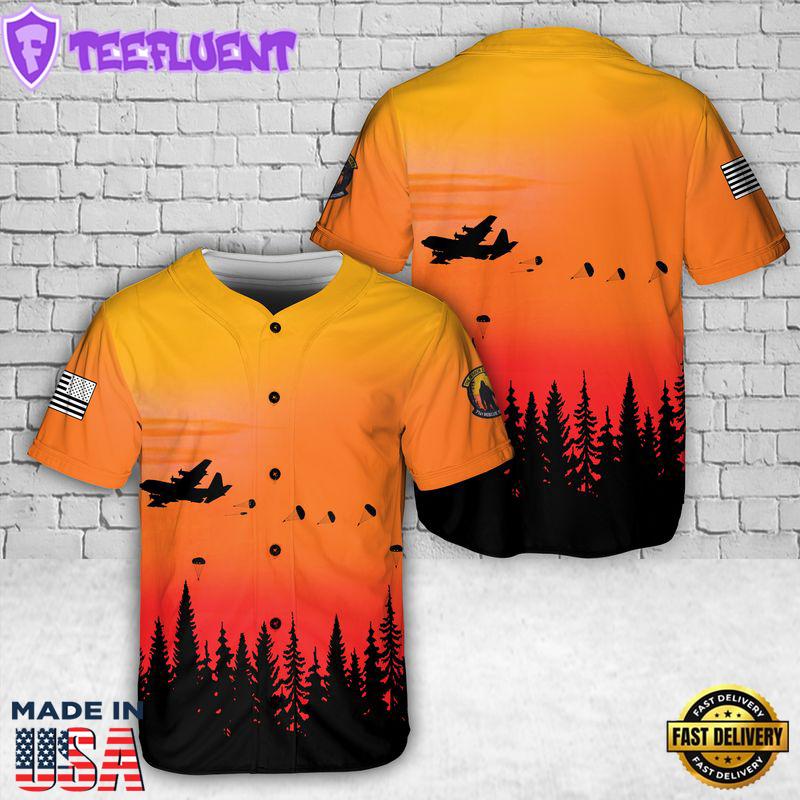 US Air Force 71st Rescue Squadron Baseball Jersey 1