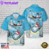 US Air Force Kentucky Air National Guard 165th Airlift Squadron Lockheed C-130H Hercules Christmas Hawaiian Shirt