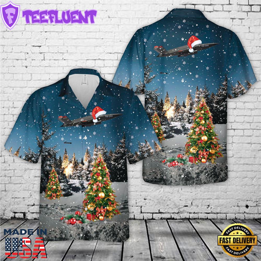 US Air Force Kratos XQ-58 Valkyrie And ALTIUS-600 small unmanned aircraft system Christmas Hawaiian Shirt