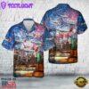 US Air Force New York Air National Guard 139th Airlift Squadron LC-130 Skibird, 4th Of July Hawaiian Shirt