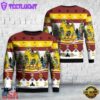 US Army 2nd Field Artillery Regiment insignia Christmas AOP Knitted Sweater