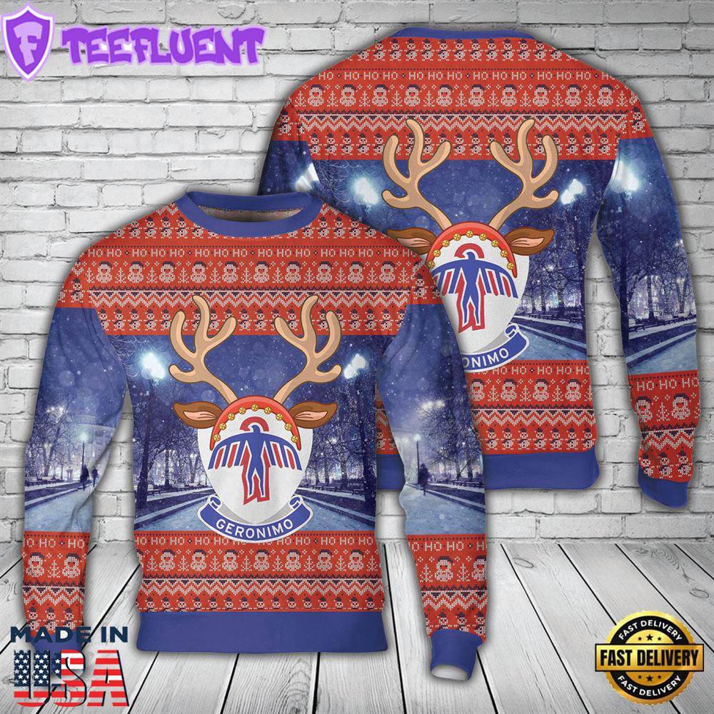 US Army 501st Parachute Airborne Infantry Regiment Christmas Sweater