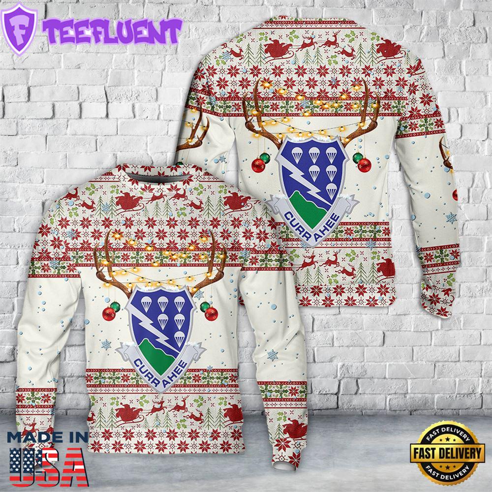 US Army 506th Parachute Airborne Infantry Regiment Christmas Sweater