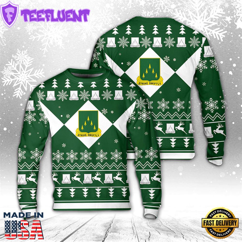 US Army 70th Armor Regiment Christmas Sweater