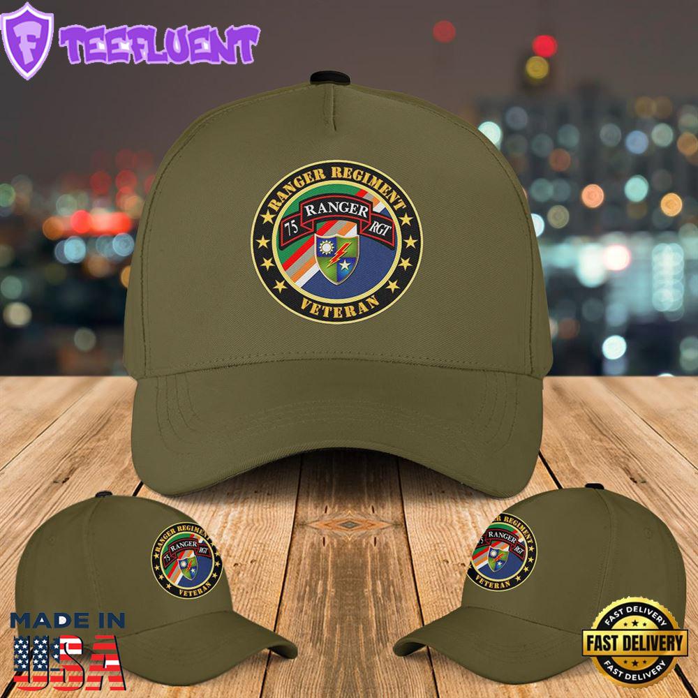 US Army 75th Ranger Regiment Veteran Baseball Cap