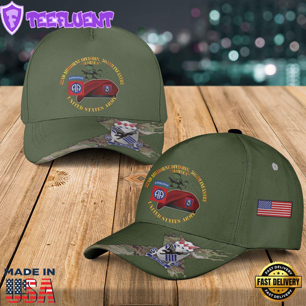 US Army 82nd Airborne Division 505th Parachute Infantry Regiment Baseball Cap