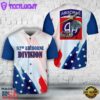 US Army 82nd Airborne National Airborne Day Baseball Jersey