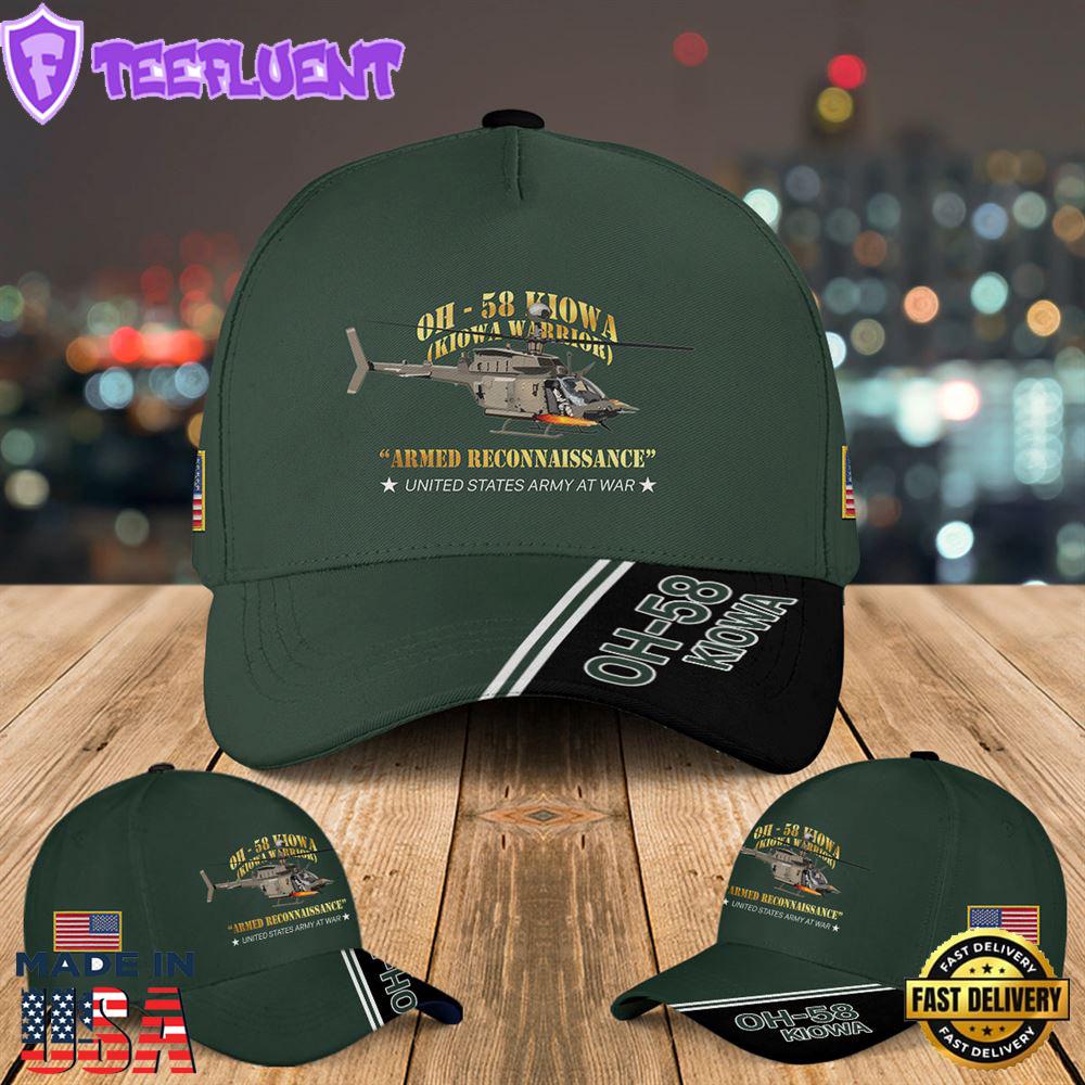 US Army OH-58 Kiowa Baseball Cap