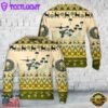 US Army Paratroopers With 118th Military Police Company Airborne Parachute Christmas Sweater