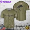US Army Paratroopers With The 5th Special Forces Group (Airborne) (5th SFG (A)) Parachute Baseball Jersey