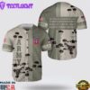 US Army Paratroopers With The 82nd Airborne Division Parachute Baseball Jersey