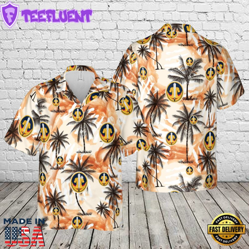 US Army Reserve Careers Division Hawaiian Shirt