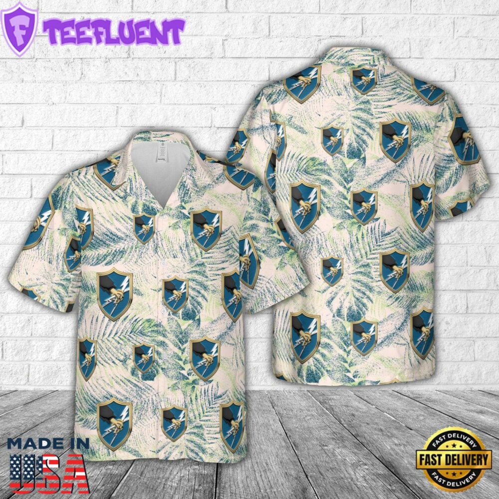 US Army Security Agency Patch Hawaiian Shirt