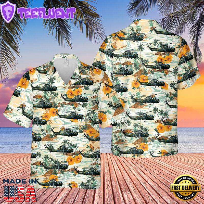 US Army Sikorsky CH-37B Mojave (S-56) Hawaiian Shirt