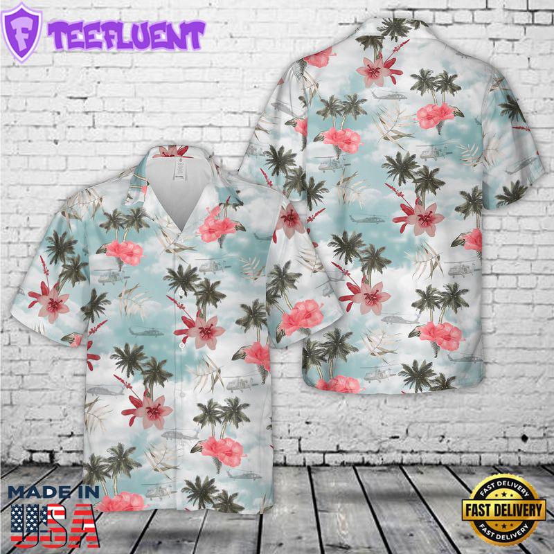 US Army Sikorsky UH-60 Black Hawk Hawaiian Shirt