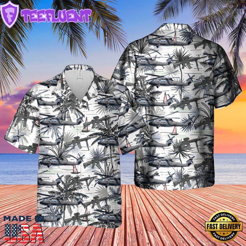 US Army Sikorsky UH-60M Black Hawk Hawaiian Shirt