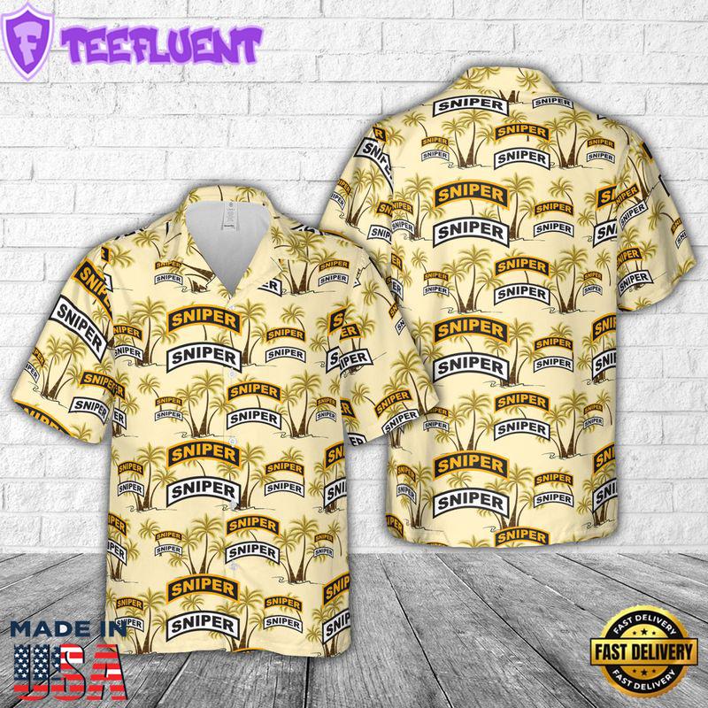 US Army Sniper Hawaiian Shirt