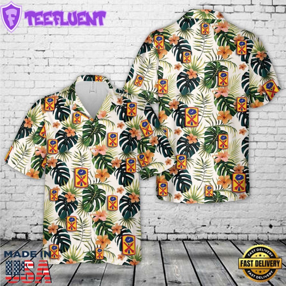 US Army South Carolina Army National Guard 263rd Army Air and Missile Defense Command Hawaiian Shirt