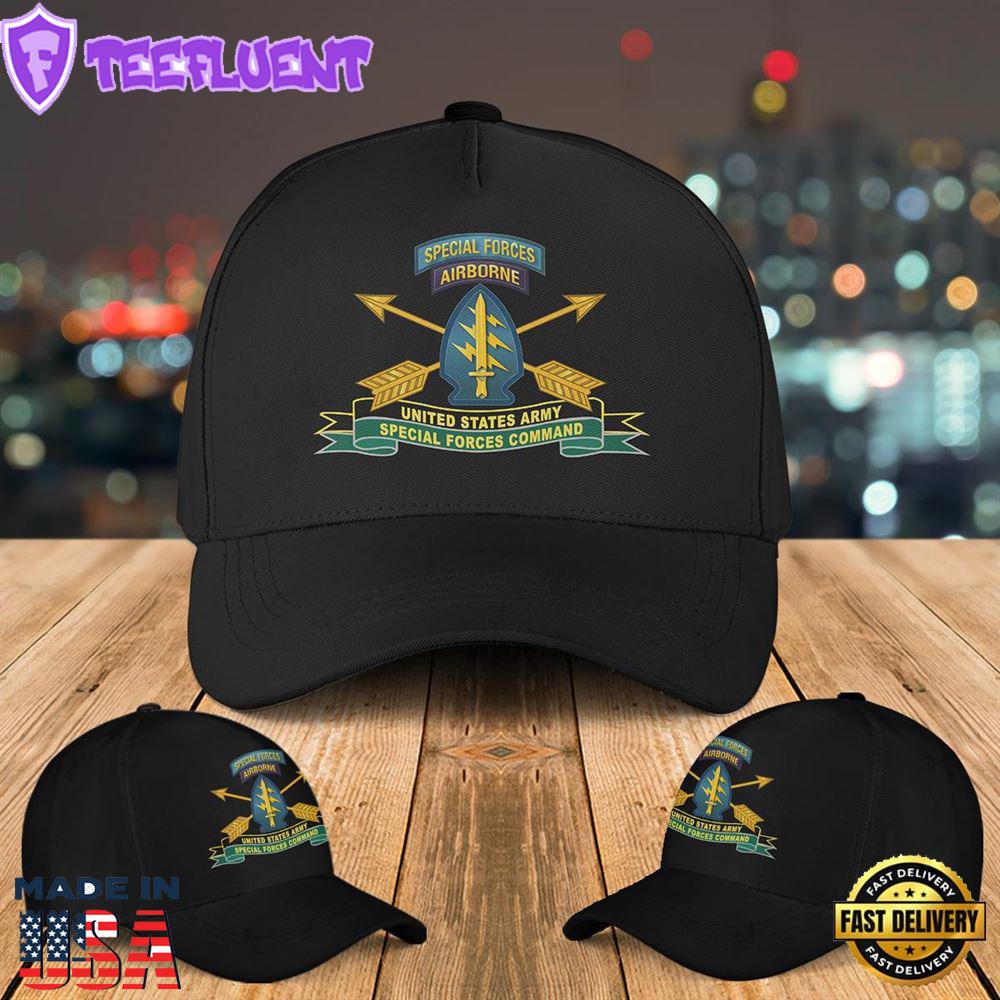 US Army Special Force Airborne Special Operations Command Baseball Cap