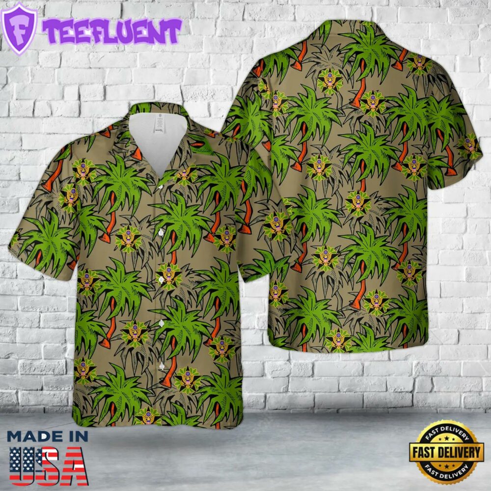 US Army Staff Identification Badge Hawaiian Shirt