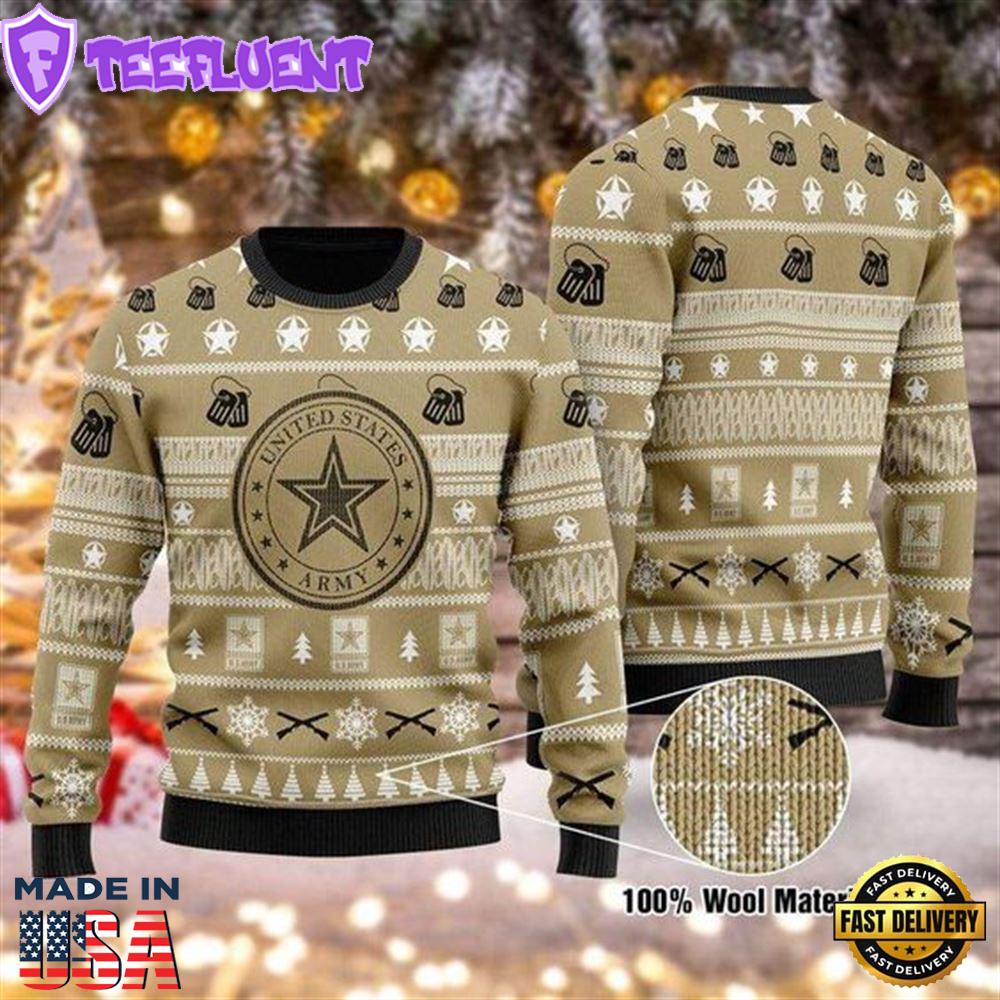 Us Army Star Sweater