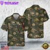 US Army Tank M60 Master Gunner Pocket Hawaiian Shirt