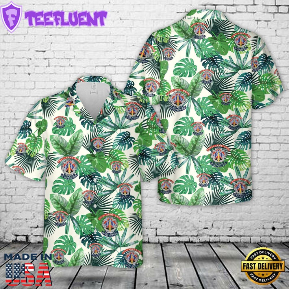 US Army The 191st Army Band, Band of the Wild West Hawaiian Shirt