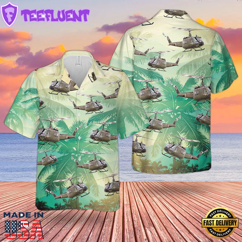 US Army UH-1 Huey Hawaiian Shirt