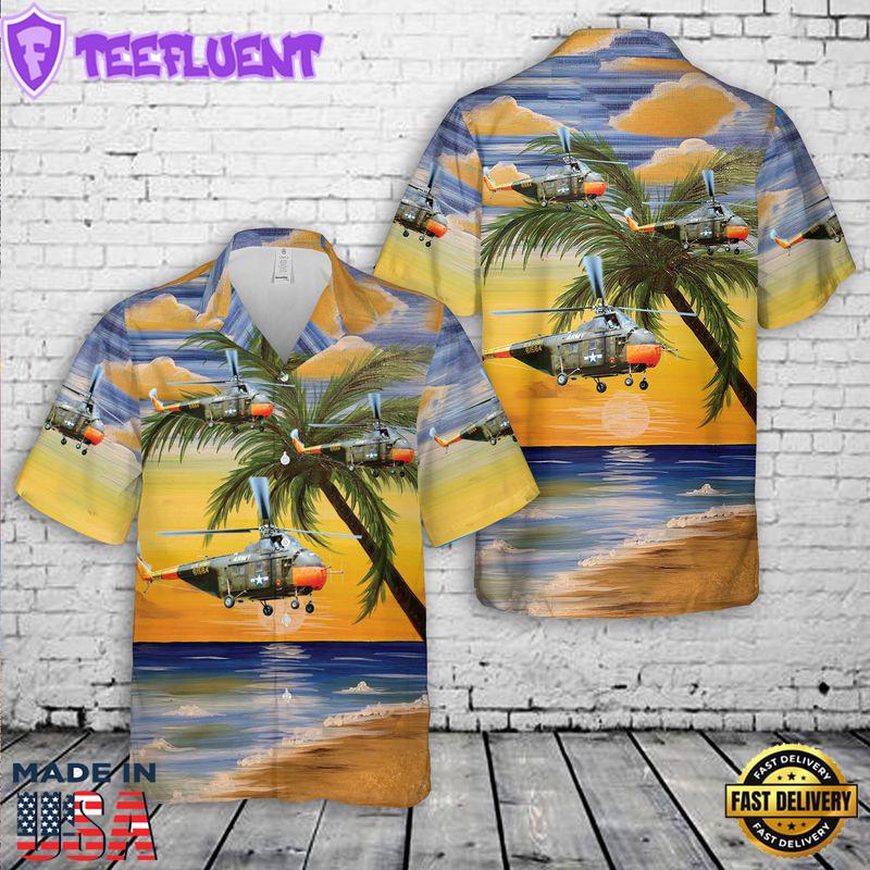 US Army UH-19D Chickasaw Hawaiian Shirt