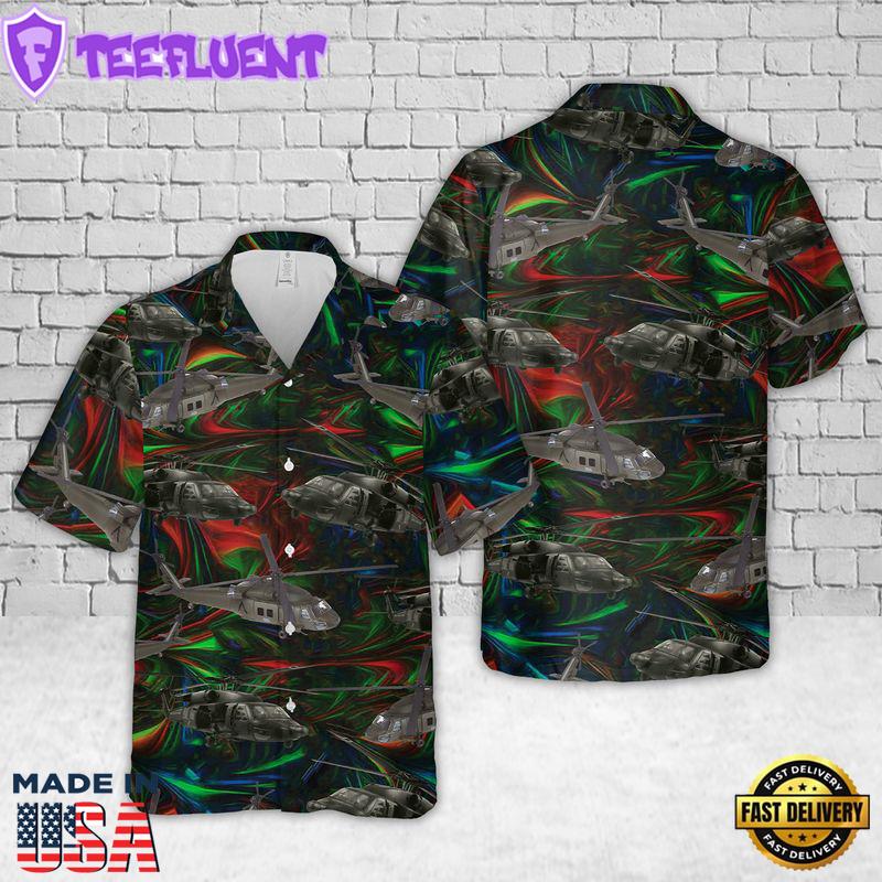 US Army UH-60 Black Hawk Hawaiian Shirt