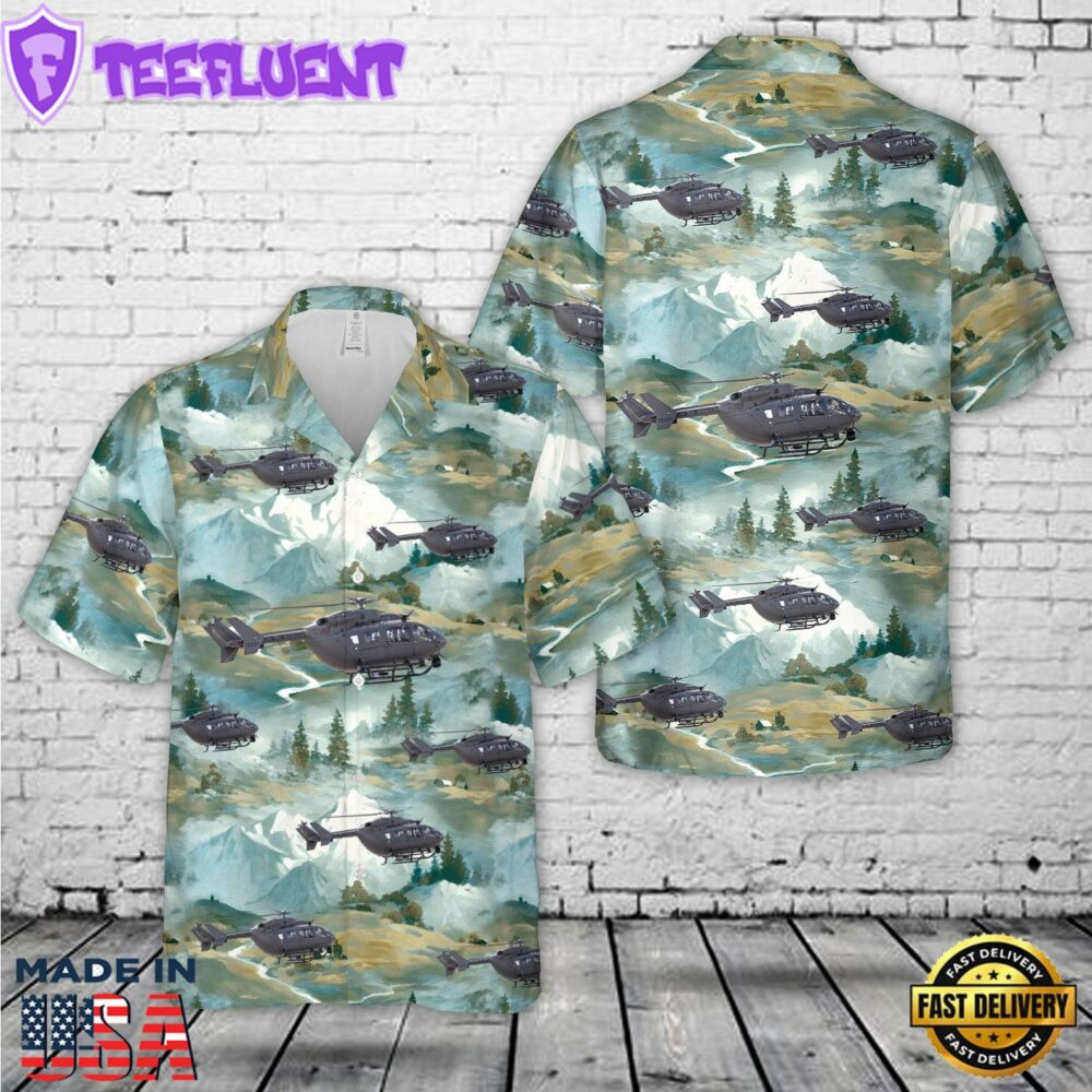 US Army UH-72A 13-72293 1-376th AVN Iowa Army National Guard Hawaiian Shirt