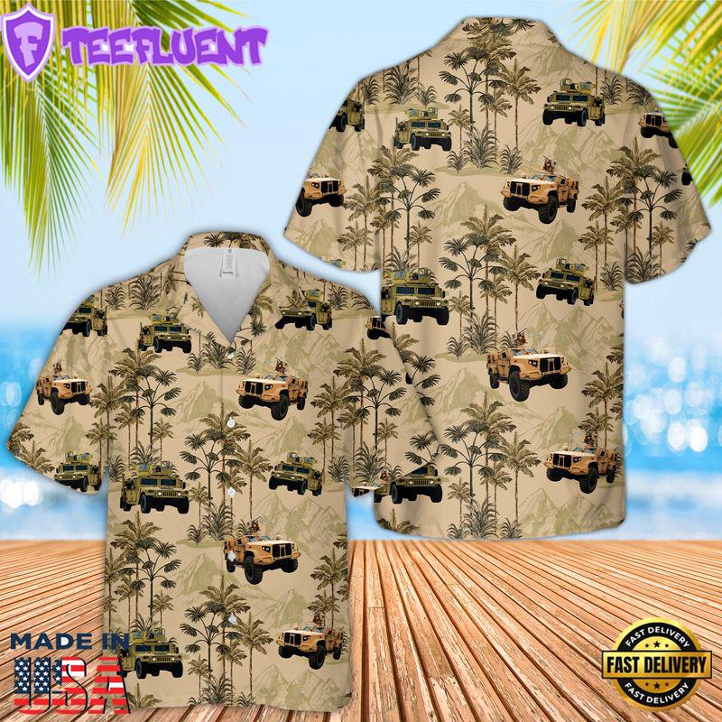 US Army Vehicles Hawaiian Shirt