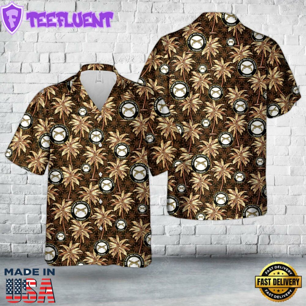 US Army Veteran Military Police Hawaiian Shirt