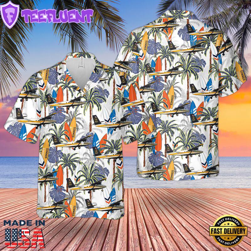 US Army Viking UV-18C Twin Otter Hawaiian Shirt