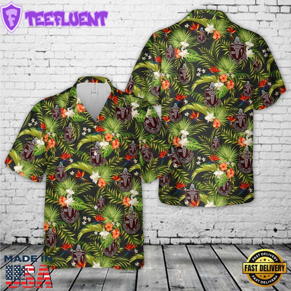 US Army Walter Reed Army Medical Center Hawaiian Shirt