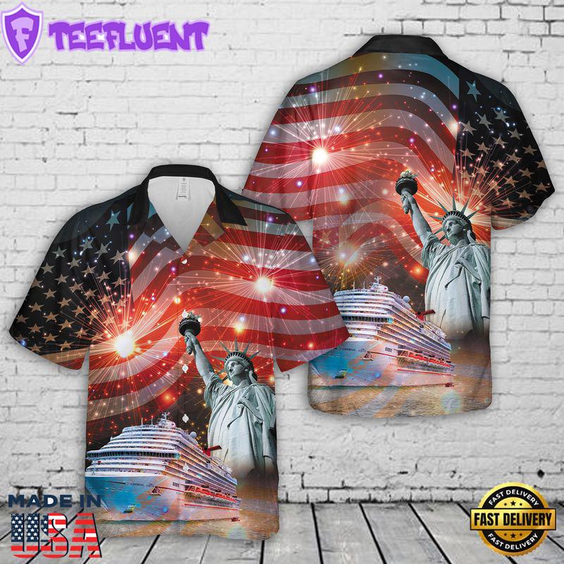 US Cruising 4th July Hawaiian Shirt