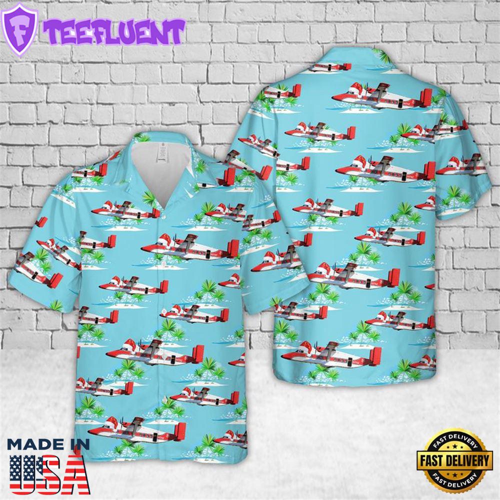 US Forest Service Short C-23B+ Sherpa (360) Christmas Hawaiian Shirt
