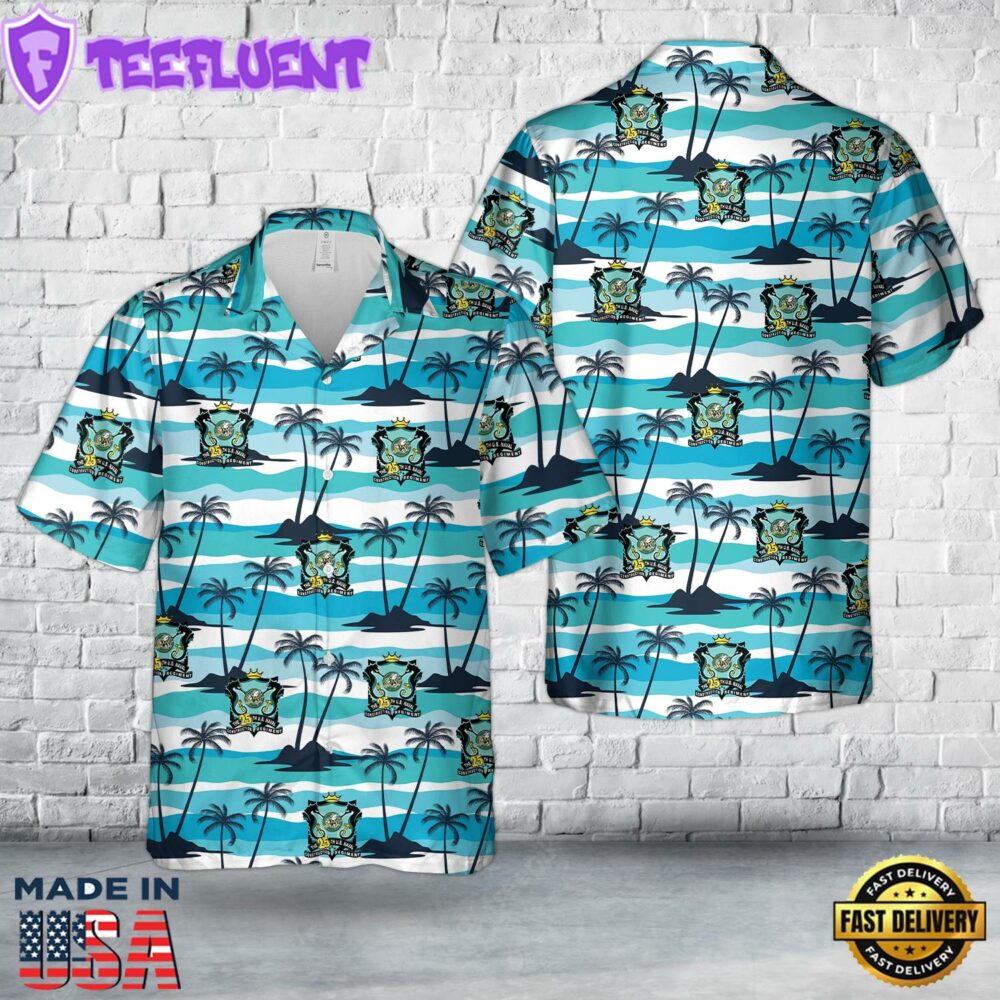 US Navy 25th Naval Construction Regiment Hawaiian Shirt