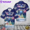 US Navy A-7E Corsair II Of VFA-22 Fighting Redcocks Christmas Hawaiian Shirt