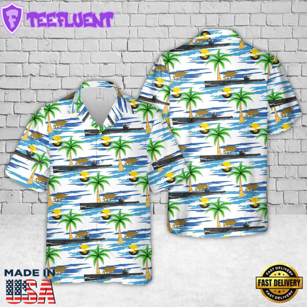 US Navy AA-1-class submarine Hawaiian Shirt