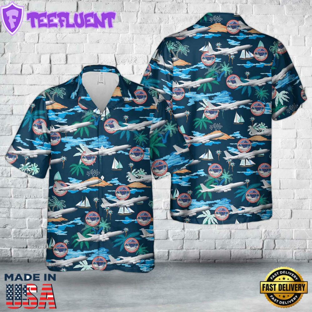 US Navy Airborne Launch Control System (ALCS) E-6B Mercury Hawaiian Shirt