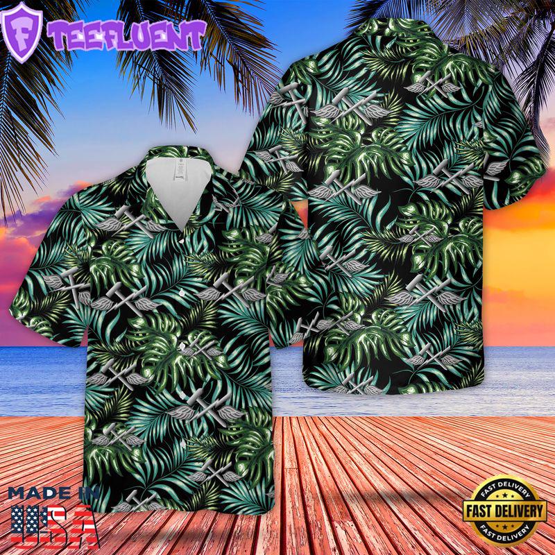US Navy Aviation Support Equipment Technician Hawaiian Shirt