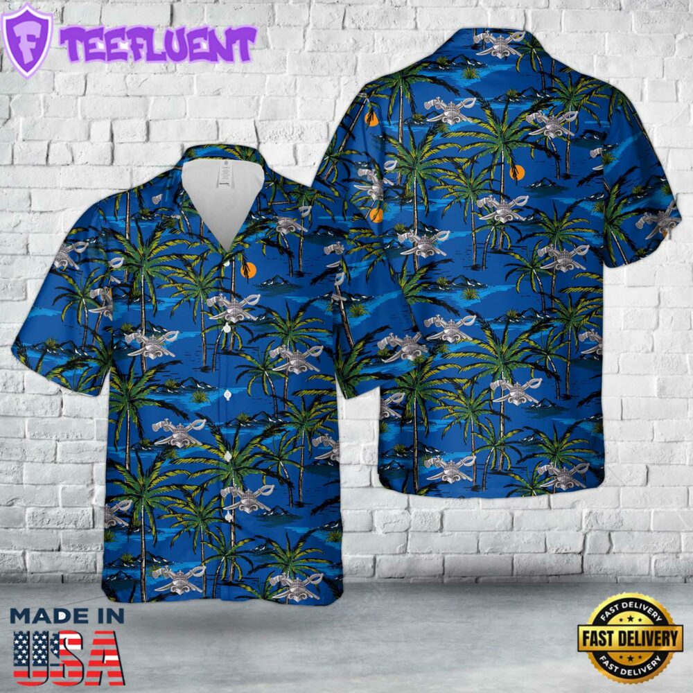 US Navy Basic Special Warfare Combatant-Craft Crewman Badge Hawaiian Shirt