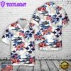 US Navy Blue Angels F18 Hornet , 4th Of July Hawaiian Shirt