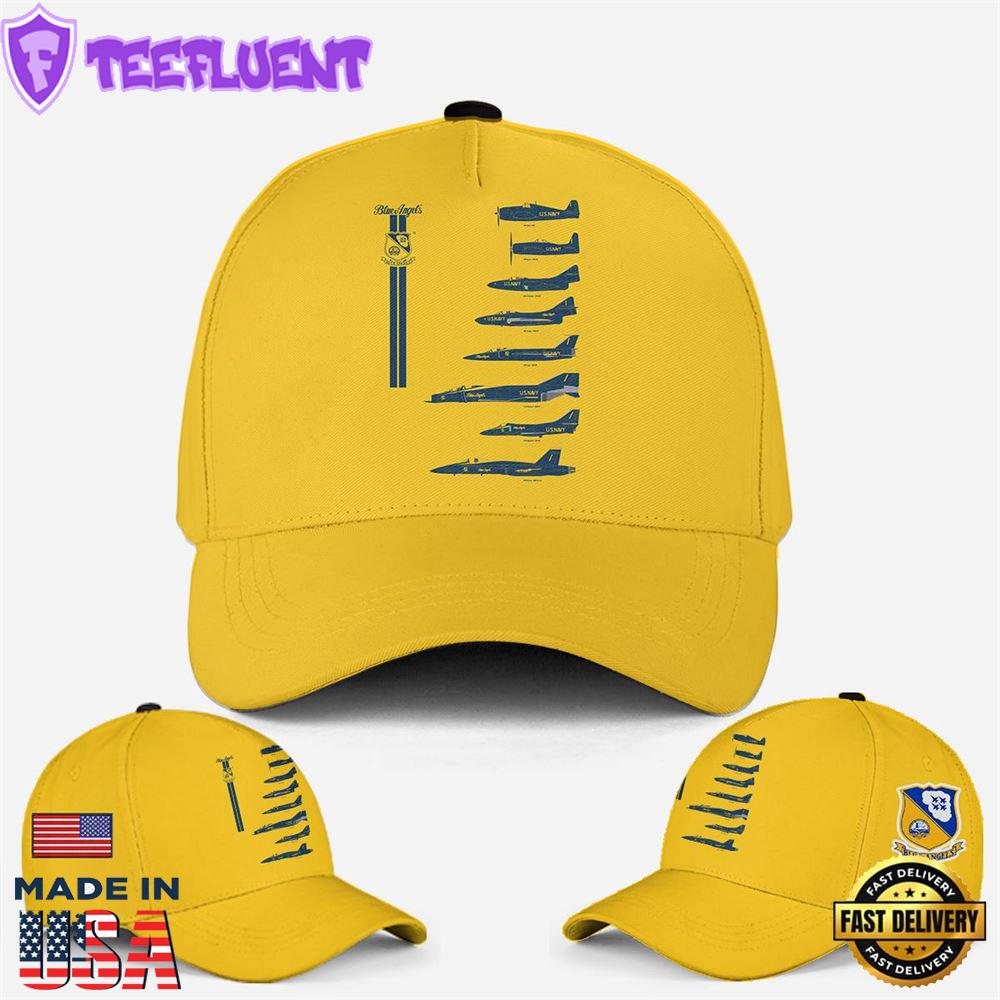 US Navy Blue Angels History Baseball Cap