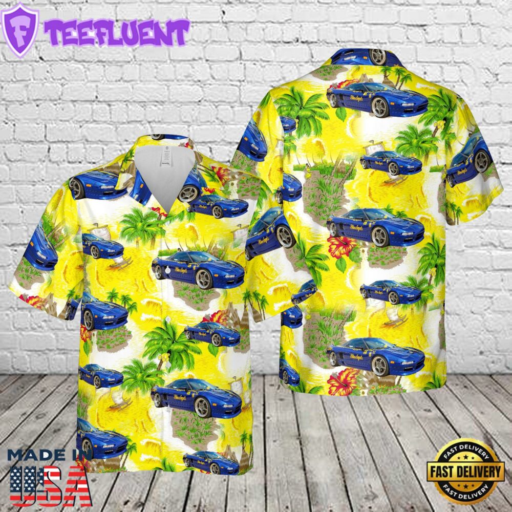 US Navy Blue Angels NSX Hawaiian Shirt