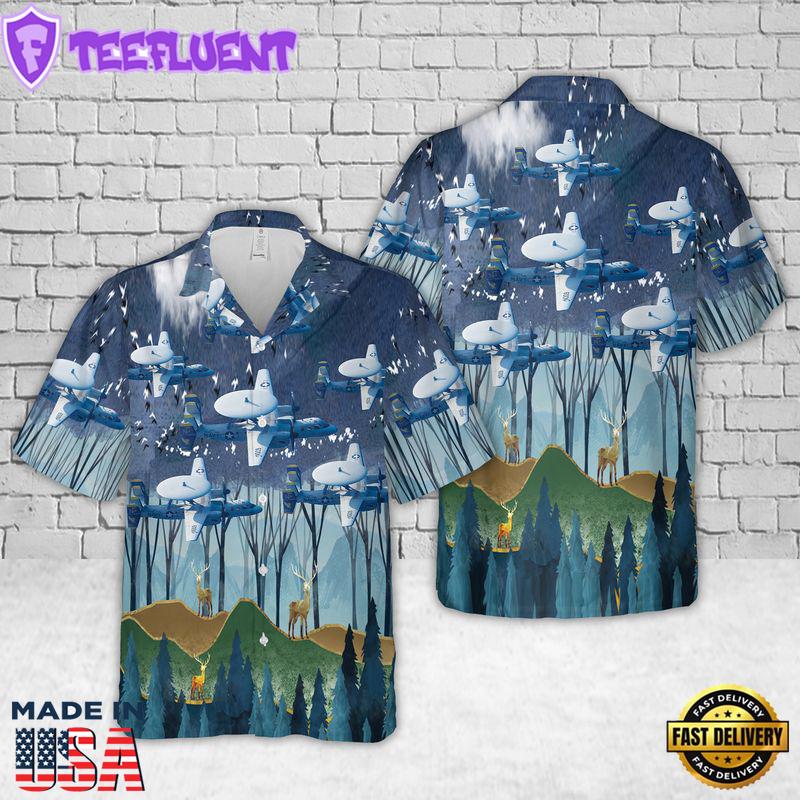 U.S Navy E-2C Hawkeye Of VAW-112 Hawaiian Shirt