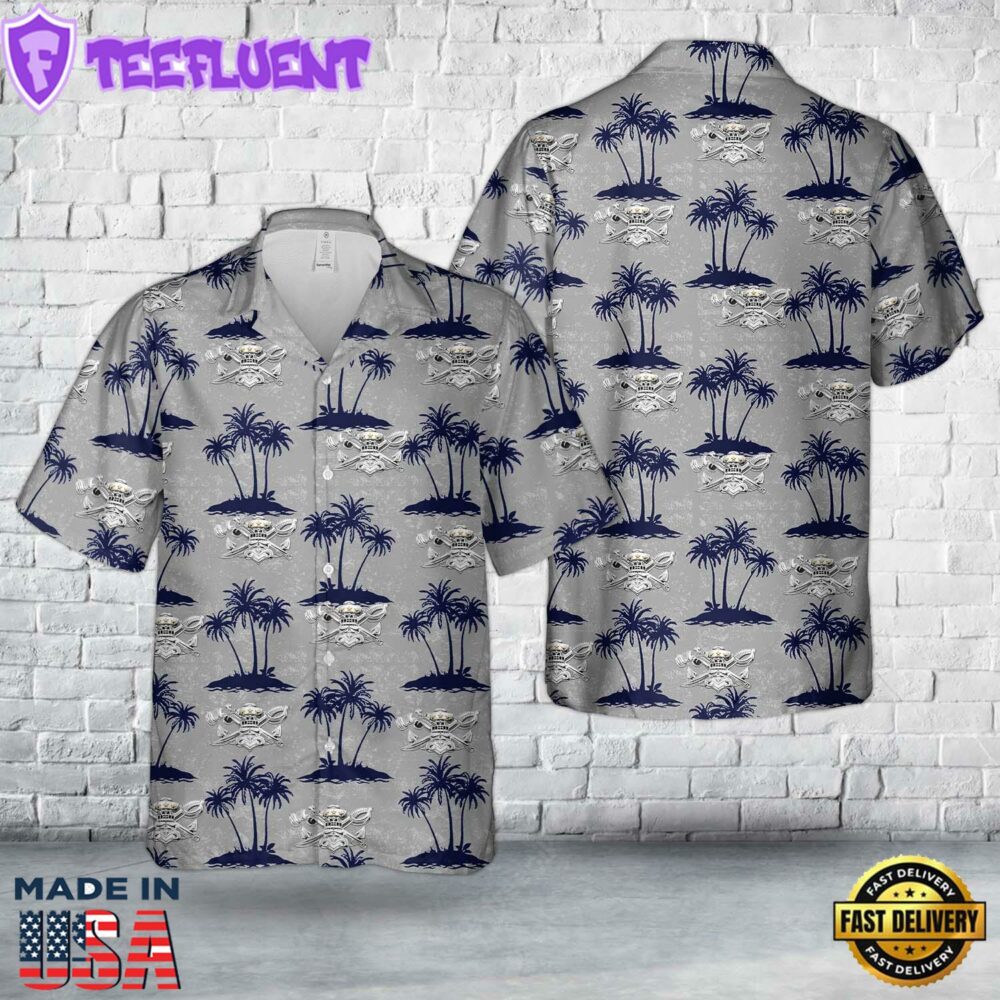U.S. Navy Enlisted Special Warfare Combatant - Craft Crewman (SWCC) MASTER BADGE Hawaiian Shirt