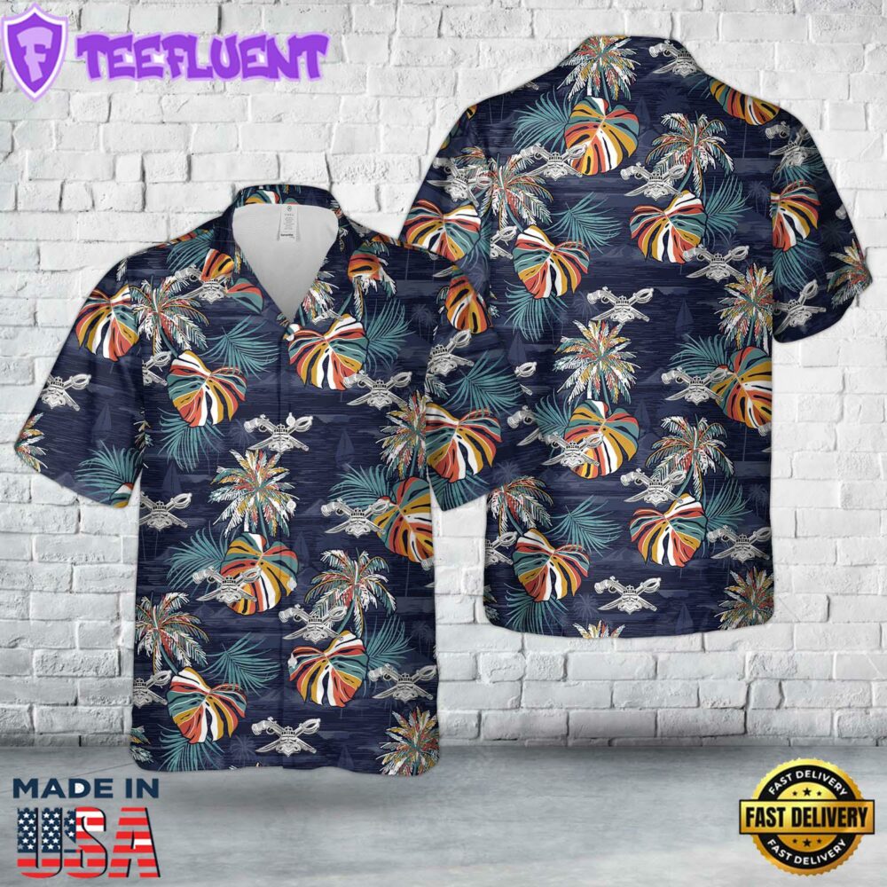 U.S. Navy Enlisted Special Warfare Combatant - Craft Crewman (SWCC) Specialist BADGE Hawaiian Shirt